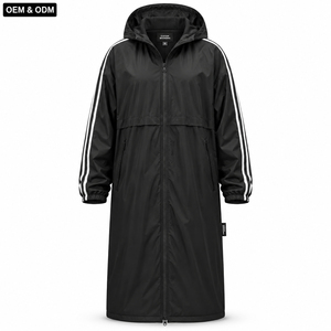 Longline Softshell <b>Jacket</b> Waterproof Hooded Windbreaker Coat Private Label Outdoor <b>Rain</b> <b>Jacket</b> Unisex - Product Image 3