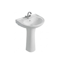 Ensemble WC mural monobloc en céramique moderne, chasse d'eau cyclonique, facile à nettoyer, siphon en P/S, pour villa, salle de bain, cuisine, école, hôtel
