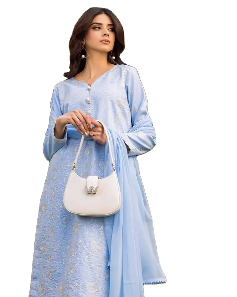 Superb Styles Pakistani Indian Women Ready Made Stylish Fashion Elegant Pakistani Dress Hot Selling Ready Made Suits 2005