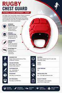 Protector de Cabeza para Boxeo EVA Rojo y Blanco, Casco Protector con Cierre de Hebilla Ajustable, Unisex, para Adultos, Equipo Deportivo Universal - Product Image 4