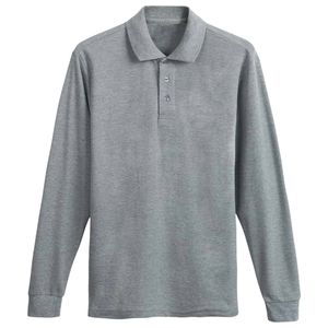 เสื้อโปโลแขนยาวผ้าคุณภาพเยี่ยมสำหรับผู้ชาย รับผลิตโลโก้ตามสั่ง ซัพพลายเออร์ OEM ODM จำหน่ายจำนวนมาก - Product Image 2