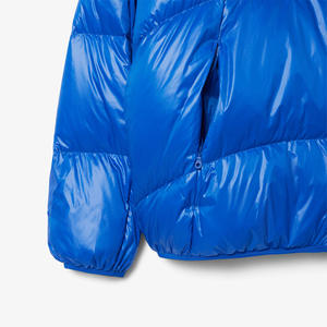 Veste d'hiver matelassée légère et respirante pour homme, personnalisable, imperméable, à séchage rapide, avec capuche et fermeture éclair intégrale - Product Image 4