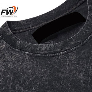 Camisetas Personalizadas con Lavado Ácido, Camisetas Vintage Desgastadas, Camisetas de Marca Propia, Camisetas de Alta Calidad - Product Image 5