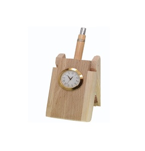 Organizador de Escritorio para Brochas de Maquillaje, Suministros de Oficina, Portalápices de Madera Multifuncional, Portaplumas, Mejor Precio, Almacenamiento de Oficina - Product Image 1