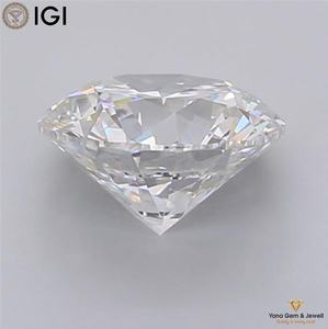 Diamante cultivado en laboratorio CVD de corte redondo de 2.00 quilates, 8.14 mm, claridad VVS1, color F, con certificado IGI para collar solitario. - Product Image 4