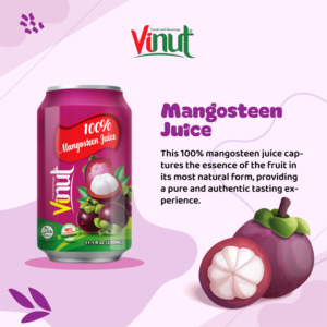 Boisson au jus de mangoustan 100% 330 ml, NFC, étiquette privée OEM, boisson en conserve par un fabricant vietnamien, moins de sucre, 24 mois - Product Image 2