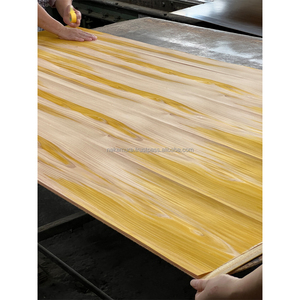 Papel Washi Japonés Teñido Amarillo Patentado, Lámina de Chapa con Acabado Texturizado Flexible y Reverso No Tejido, Instalación Sin Pegamento para - Product Image 4