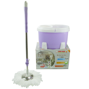 Mopa Mágica al por Mayor con Sistema de Escurrido Fácil, Kit de Limpieza de Suelos 360, Mango Telescópico de Microfibra, Cubo de 14L - Product Image 5