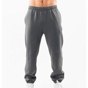 Pantalones deportivos para hombre, lisos, para fitness, correr, gimnasio, ropa deportiva, pantalones jogger de forro polar, con múltiples bolsillos, de algodón, extragrandes. - Product Image 5