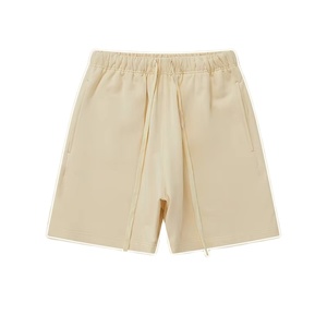 Pantalones Cortos Deportivos de Algodón para Hombre, con Bolsillos, Diseño Sólido, Malla Transpirable, para Gimnasio y Running - Product Image 2