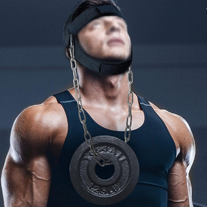 Harnais de tête réglable en néoprène personnalisable, portable et respirant, avec support pour les épaules et le cou pour la musculation - Durable et robuste - Product Image 2