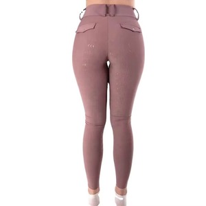 Vêtement technique de base pour femmes, en Spandex/Polyester, extensible dans les 4 sens, avec empiècements en mesh sur le devant, séchage rapide |   Chemise d'équitation en gros - Product Image 3