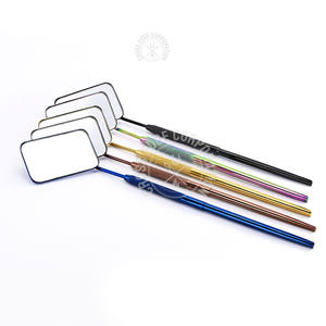 Premium Lash <b>Compact</b> <b>Mirror</b> Heart Shape Stainless Steel Multi-Color Eyelash Makeup <b>Mirror</b> for Lash Extension Salon Tool - Product Image 4