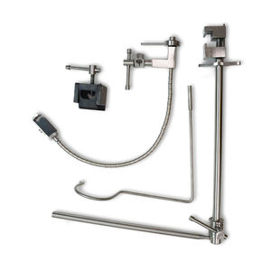 Manual Laparoscopic Nathanson Liver Retractor Set German Stainless Steel Snake Flex Arm Hook Complete Setup By <b>Blush</b> Surgical - Product Image 5