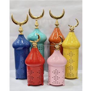 Minarete de decoración islámica Eid, ornamentación inspirada en la mezquita, Ramadán con temática de centro de mesa, decoración de Ramadán, diseño único - Product Image 1