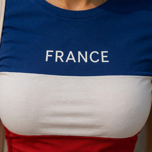 Camisetas Cortas para Mujer, Personalizadas con Bandera, Estilo Y2K, Ajustadas, de Poliéster y Spandex, Anti-Pilling - Product Image 5