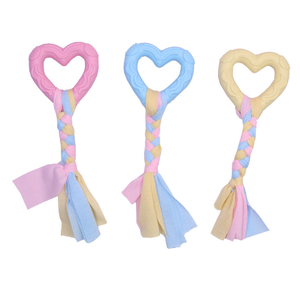 Jouets interactifs pour animaux de compagnie, jouet à mâcher pour chien, résistant aux morsures, nettoyage des dents, lavable, nœud en TPR pour l'entraînement, disponible en plusieurs styles - Product Image 1