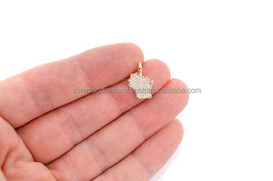 Customized 14K Solid Gold Hip Hop Necklace Iced south Wisconsin State Country <b>Map</b> Flashy Natural Diamond Fine Pendants & Charms - Product Image 3