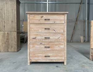 Ensemble de meubles de chambre à coucher en bois personnalisable en matériau MDF avec fonctions de rangement pour la maison, la ferme, l'hôtel et le salon - Product Image 2