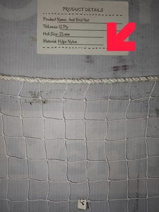 Filet anti-fourmis en nylon, 12 plis, mailles de 25 mm, protection des cultures agricoles, blanc, en HDPE, filet anti-fourmis en nylon 12 plis - Product Image 5