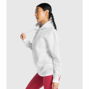Tous les modèles de sweats à capuche pour femmes de qualité supérieure, fabriqués avec des matériaux haut de gamme, avec poche avant, en vente à prix avantageux, service OEM - Product Image 4