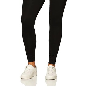 Leggings longs sans couture taille haute pour femmes, pantalon extensible noir uni, vêtements de yoga - Product Image 3