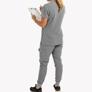 Conjunto de Uniforme Médico para Enfermería, Ropa de Trabajo Quirúrgica, Diseño Cómodo y Ajustable, Uniforme Clínico - Product Image 5