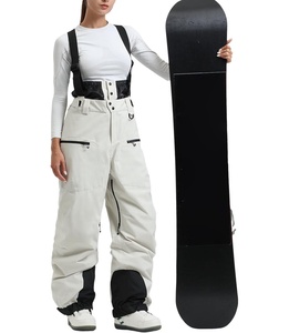 Pantalones impermeables de invierno para hombre y mujer, pantalones de nieve para senderismo, ropa general de Snowboard para hombre, pantalones de esquí con tirantes para deporte de montaña - Product Image 1