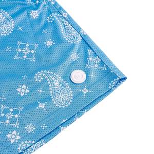 Shorts de sport respirants pour hommes 100 % polyester avec motif personnalisé par sublimation, taille élastique confortable, style streetwear, short de baseball - Product Image 3