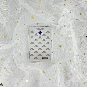 Portatarjetas de plástico transparente con bloqueo RFID - Product Image 5