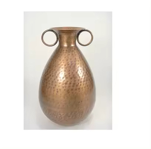 Classic Look Metal Flower <b>Vase</b> Silver Finish Best Shape Flower <b>Vase</b> for Wedding Home & Office Tabletop Decoration - Product Image 2