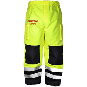 Pantalons de sécurité pour professionnels, fabriqués par un fabricant OEM, avec bandes réfléchissantes, impression de logo personnalisée, vente en gros directe d'usine - Product Image 3