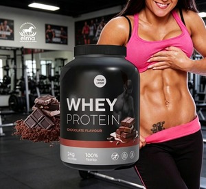 Proteína de Suero de Leche en Polvo Sabor Chocolate Oscuro OEM ODM, Batido de Proteínas, Suplemento Deportivo, Apoyo al Crecimiento Muscular, Bebida Nutritiva Diaria para Fitness - Product Image 1