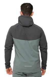 Survêtement coupe-vent d'hiver personnalisé pour homme adulte, léger, 100 % nylon, avec cordon de serrage, poches latérales, OEM/ODM, marque privée - Product Image 6