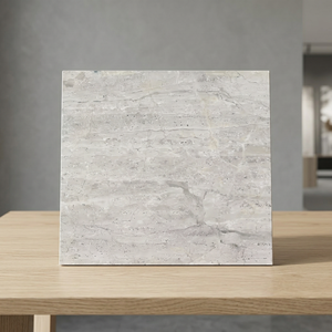 Carreaux de sol en porcelaine émaillée polie aspect marbre brillant beige Diano 600x600 60x60 2x2 24x24 Fournisseur indien Vente d'usine - Product Image 4