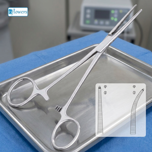 Pinces hémostatiques Sixflowers Crile à pointe fine, droites et courbées, instrument chirurgical pour l'hémostase, certifié CE - Product Image 2
