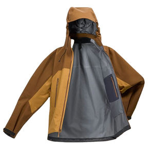 Chaqueta Softshell Personalizada para Hombre 2026, Cortavientos, Impermeable, Ecológica, con Cuello Alto y Capucha, para Invierno y Trabajo - Product Image 3