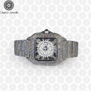Charm_Jewells Luxury Stainless Steel Square <b>Watch</b> 30mm Sapphire Crystal Quartz Movement Folding Clasp Women Fashion Design - Product Image 1