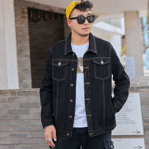 Comfortable Fabric Top Selling <b>Men</b> <b>Denim</b> <b>Jackets</b> High Street New Fashion Style Winter Customized <b>Men</b> <b>Denim</b> <b>Jackets</b> - Product Image 3