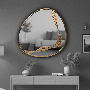 Material duradero de acero inoxidable con revestimiento PVD para un brillo duradero y resistencia a la corrosión, con un diseño único de martillo. - Product Image 1