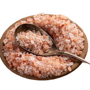 Sel rose de l'Himalaya 100% pur en granulés, raffiné, en vrac, solide, comestible, assaisonnement alimentaire en sacs, sachets, bouteilles - Product Image 1