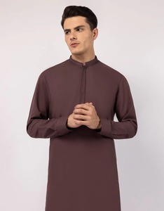 Elegante Shalwar Kameez Tradicional Indio de Algodón de Alta Calidad para Hombre |   Ropa para Fiestas y Eventos de Boda Sin Arrugas - Product Image 1