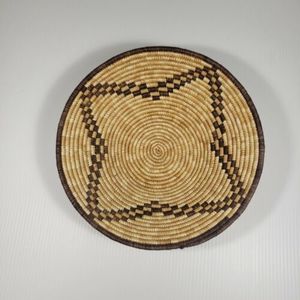 Handmade Wall Basket Decor Set Natural Woven Rattan Wall <b>Hanging</b> Art Round Trays for Living Room and Bedroom Home Decoration - Product Image 2