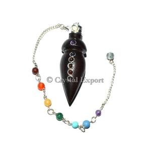 Péndulos de Ágata Semipreciosa con Grabado de Chakras, Ecológicos, Estilo Feng Shui y Amor, en Venta - Product Image 5