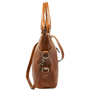 Sac fourre-tout classique en cuir véritable pour femme, fermeture éclair, couleur unie, sac à bandoulière quotidien, doublure en polyester, portable - Product Image 6