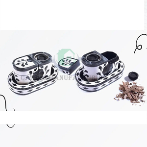 Ensemble d'encensoirs portables en bois de santal écologiques avec boîtes pour la maison et le bureau - Aromatique indien - Product Image 2
