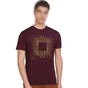 T-shirts en coton tricoté 100 % pour hommes, de haute qualité, lavables en machine, style tendance, disponibles en différentes couleurs, très demandés. - Product Image 1