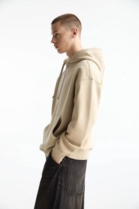 <b>Men</b> Streetwear Hoodie Oversized Fit Custom Printed Cotton OEM Wholesale Clothing Production <b>Men's</b> Oversized Hooded <b>Pullover</b> - Product Image 4