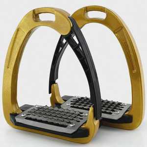 Estribos de Seguridad para Caballos, Duraderos, de Hierro y Aluminio, Estribos Ingleses Ligeros para Equitación - Product Image 4