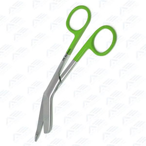 Ciseaux médicaux à lame dentelée en acier inoxydable, ciseaux à pansements courbés, ciseaux à bandages Lister pour traumatismes - Product Image 5